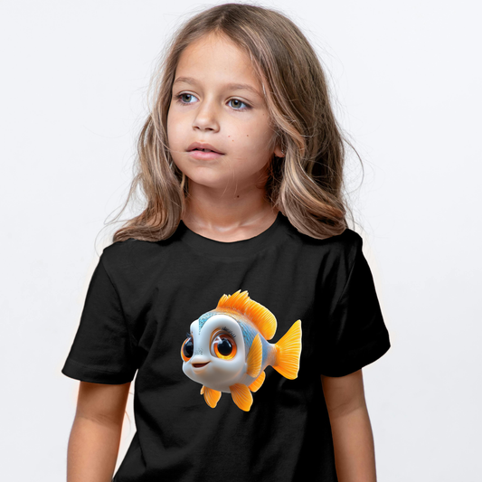 Cute Fish Girl's T-Shirt