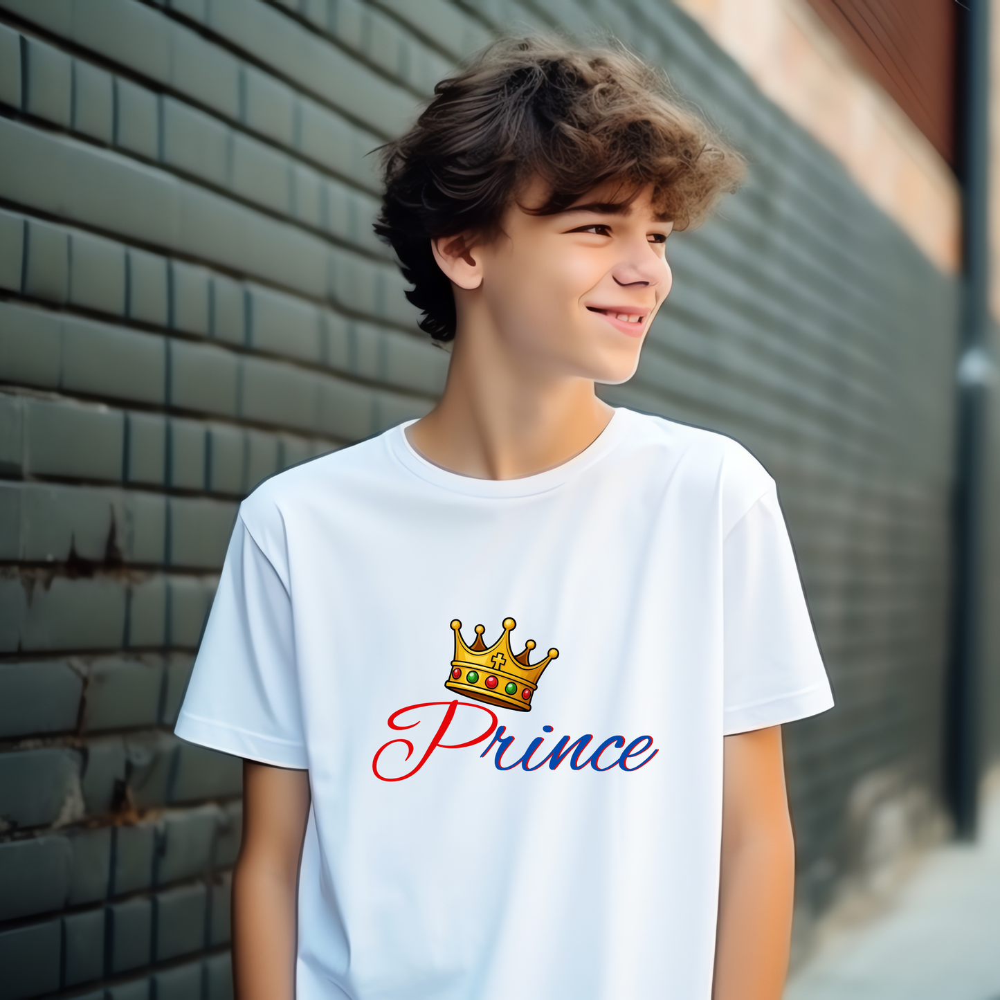 Prince Crown Boy's T-Shirt