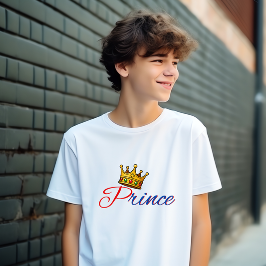 Prince Crown Boy's T-Shirt