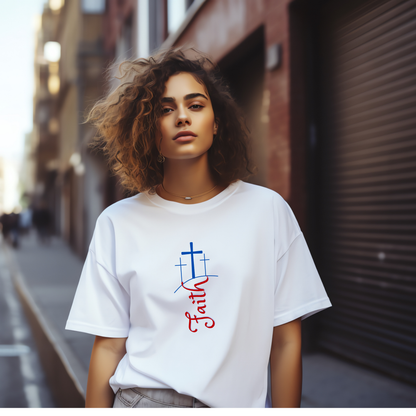 Faith Women's Oversized T-Shirt