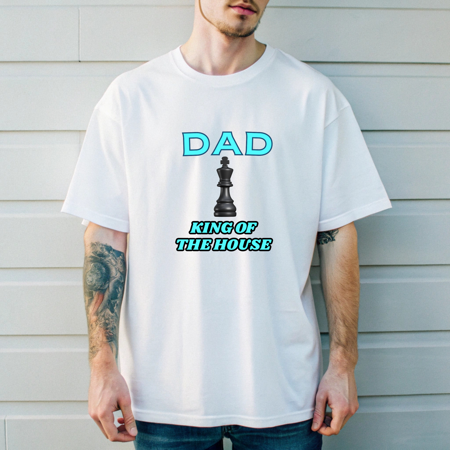 Dad King of The House Oversized T-Shirt